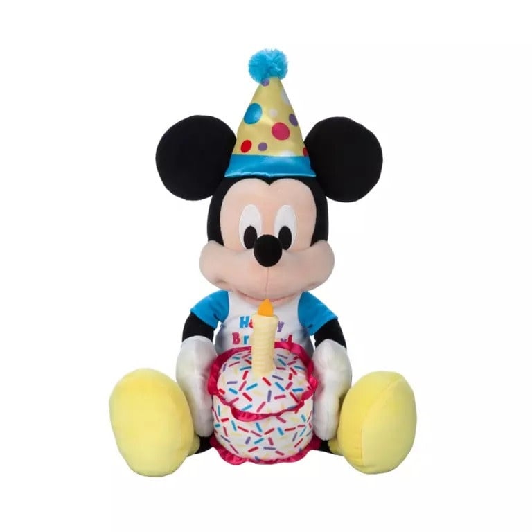 DISNEY MICKEY MOUSE 18'' HAPPY BIRTHDAY MEDIUM PLUSH