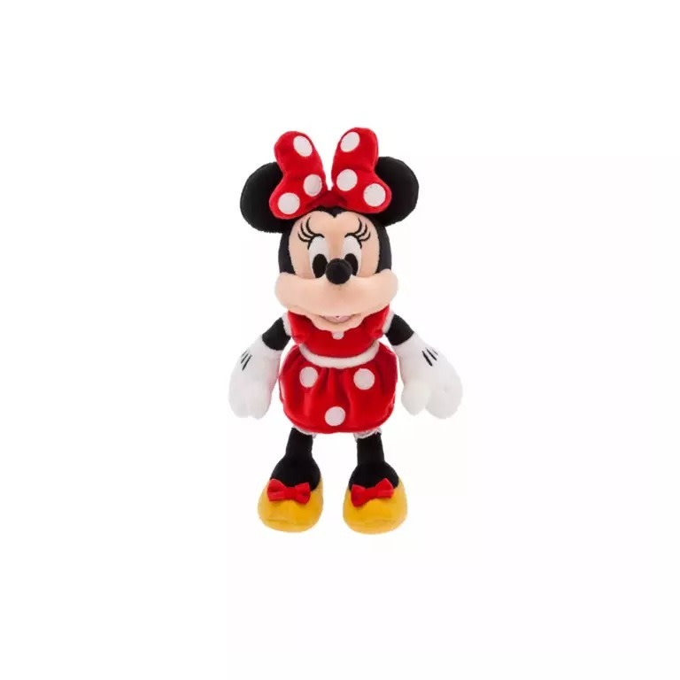 DISNEY MINNIE MOUSE RED 8 1/4'' MINI BEAN BAG PLUSH