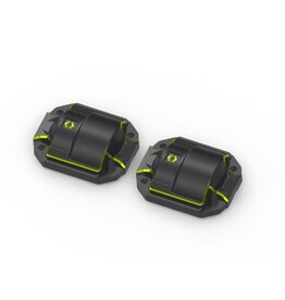 HPI RACING HPI161144 BRASS DIFF COVER (BLACK / 2PCS), FOR VENTURE18