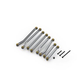 HPI RACING HPI161147 ALUMINUM SUSPENSION LINK SET (GUNMETAL), FOR VENTURE18