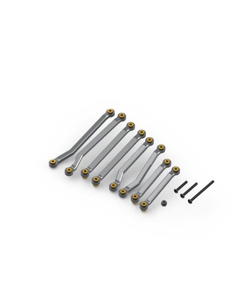 HPI RACING HPI161147 ALUMINUM SUSPENSION LINK SET (GUNMETAL), FOR VENTURE18