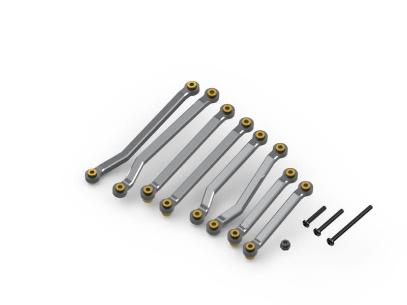 HPI161147 ALUMINUM SUSPENSION LINK SET (GUNMETAL), FOR VENTURE18