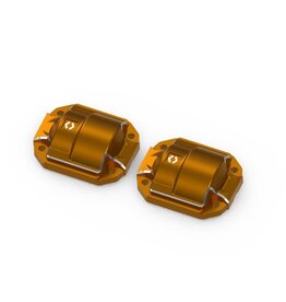 HPI RACING HPI161143 ALUMINUM DIFF COVER (ORANGE / 2PCS), FOR VENTURE18