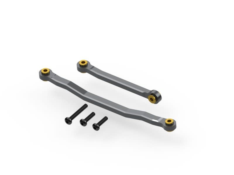 HPI161157 ALUMINUM STEERING LINK SET (GUNMETAL), FOR VENTURE18