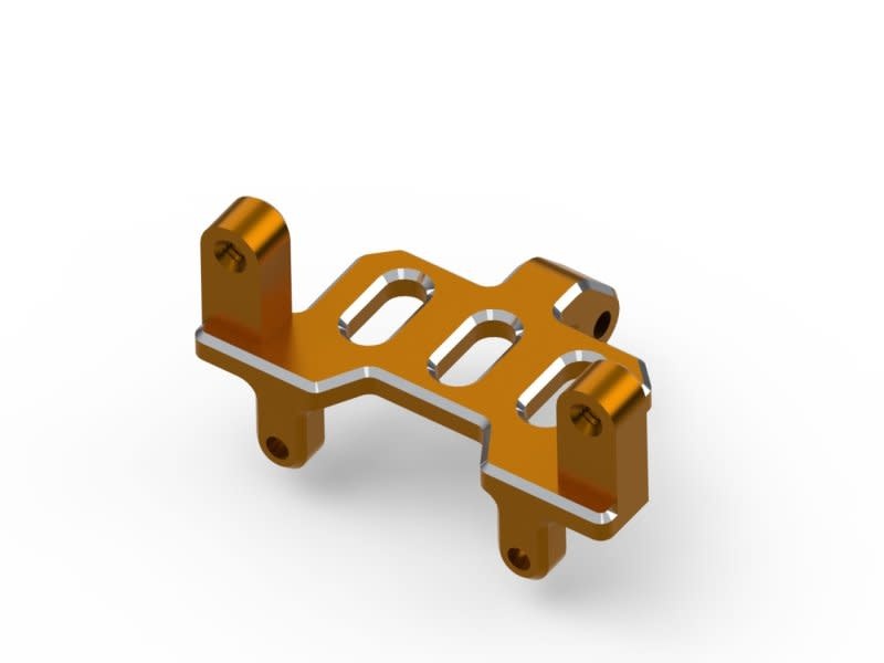 HPI161156 ALUMINUM STEERING SERVO MOUNT (ORANGE), FOR VENTURE18