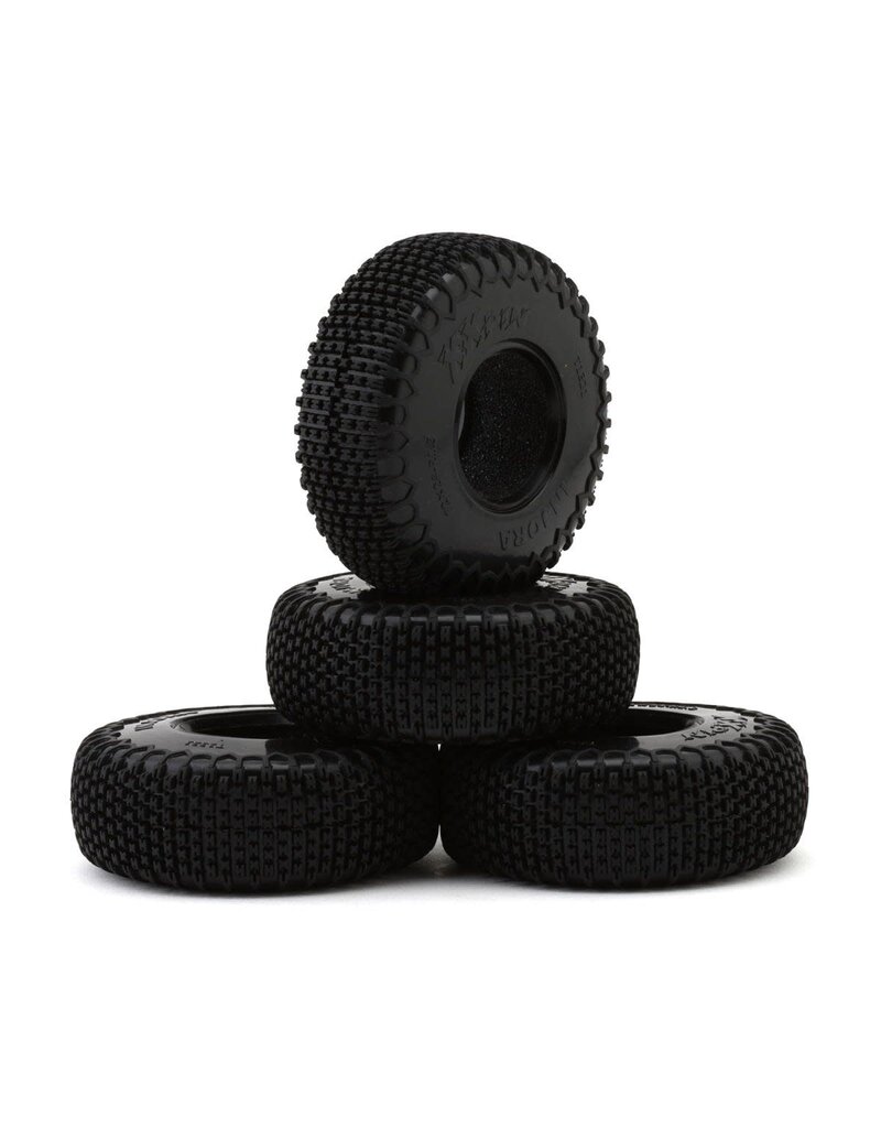 INJORA INJYQT-1321 1.3" XHX PIN MICRO ROCK CRAWLER TIRES (4) (72MM OD) (S5)