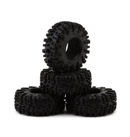 INJORA INJYQT-1319-1370YE 1.3" SWAMP CLAW M/T MICRO ROCK CRAWLER TIRES COMBO (4) (70MM OD) (S5) W/SUPER SOFT SILICONE RUBBER INSERTS