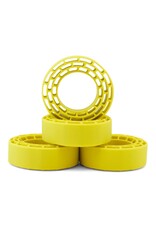 INJORA INJYQT-1319-1370YE 1.3" SWAMP CLAW M/T MICRO ROCK CRAWLER TIRES COMBO (4) (70MM OD) (S5) W/SUPER SOFT SILICONE RUBBER INSERTS