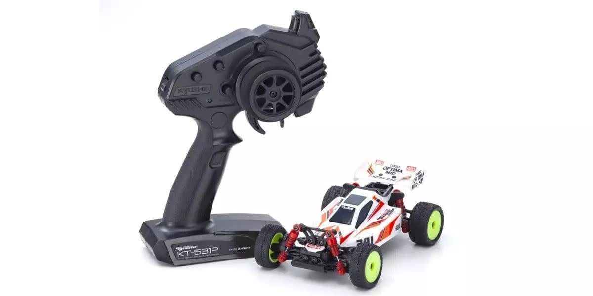 KYO32096W MINI-Z BUGGY TURBO OPTIMA MID SPECIAL WHITE