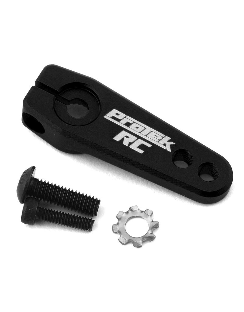 PROTEK RC PTK-7823-BK ALUMINUM FLAT CLAMPING SERVO HORN (BLACK) (25T-PROTEK)
