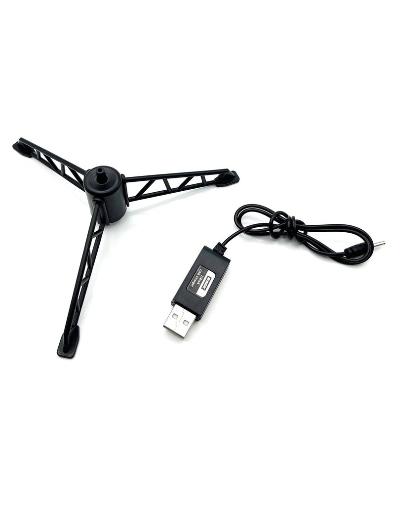 RAGE RC RGR4130W SPINNER MISSILE - WHITE ELECTRIC FREE-FLIGHT ROCKET