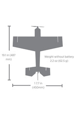 E-FLITE EFLU02050 UMX ERATIX 3D FF (FLAT FOAMY) 450MM BNF-BASIC AND SAFE