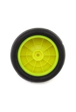 PRO-MOTION PMT4010-F-Y SLICKS 2.2'' 2WD/4WD FRONT 1/10 BUGGY PRE-MOUNT TIRES (CLAY) (YELLOW) (2)