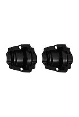 INJORA INJASC32-07BK REDCAT ASCENT-32 BRASS DIFFERENTIAL COVERS (BLACK) (2) (2.6G EA)