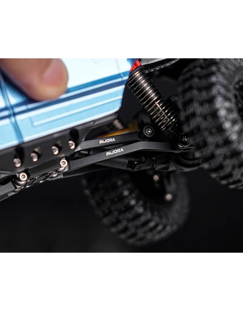 INJORA INJASC32-04BK REDCAT ASCENT-32 ALUMINUM HIGH CLEARANCE SUSPENSION LINKS SET (BLACK)