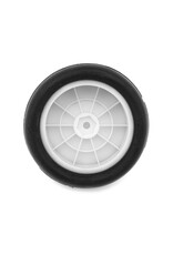 PRO-MOTION PMT4010-F-W SLICKS 2.2'' 2WD/4WD FRONT 1/10 BUGGY PRE-MOUNT TIRES (CLAY) (WHITE) (2)