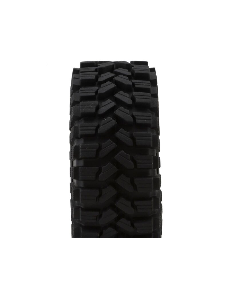 INJORA INJYQT-1314 1.3" KING TREKKER MICRO ROCK CRAWLER TIRES (4) (70MM OD) (S5) W/FOAM INSERTS