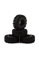 INJORA INJYQT-1319-1370GN 1.3" SWAMP CLAW M/T MICRO ROCK CRAWLER TIRES COMBO (4) (70MM OD) (S5) W/SOFT SILICONE RUBBER INSERTS