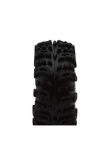 INJORA INJYQW-1301BGD-1319 1.3" DEEP DISH BRASS MICRO CRAWLER BEADLOCK WHEELS W/SWAMP CLAW TIRES (S5) (BLACK) (4) (68G EA) (70MM OD)