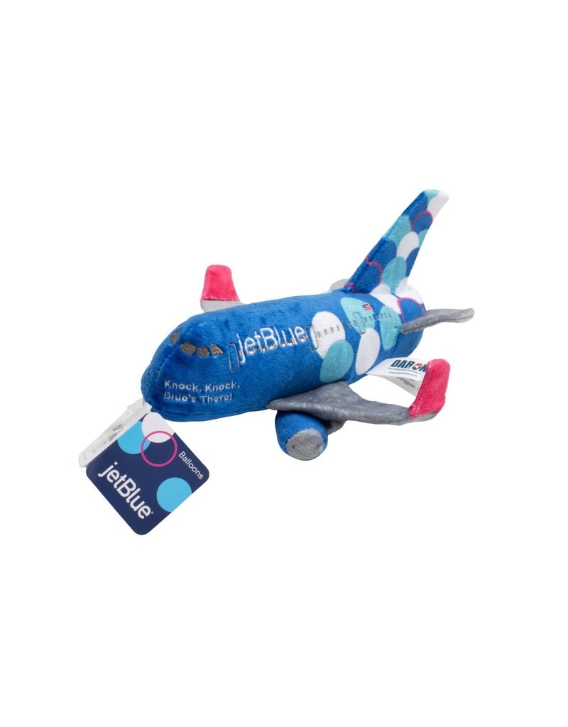 DARON WORLDWIDE MT027-1 JET BLUE PLUSH AIRCRAFT