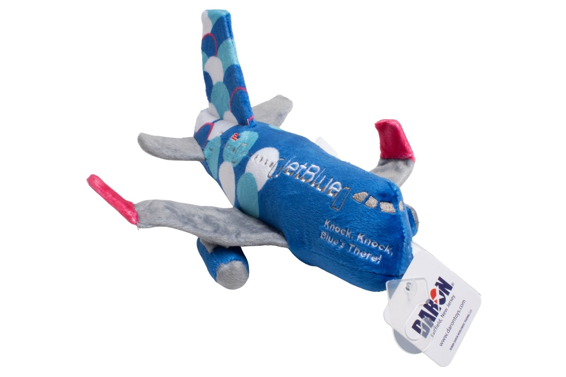 MT027-1 JET BLUE PLUSH AIRCRAFT