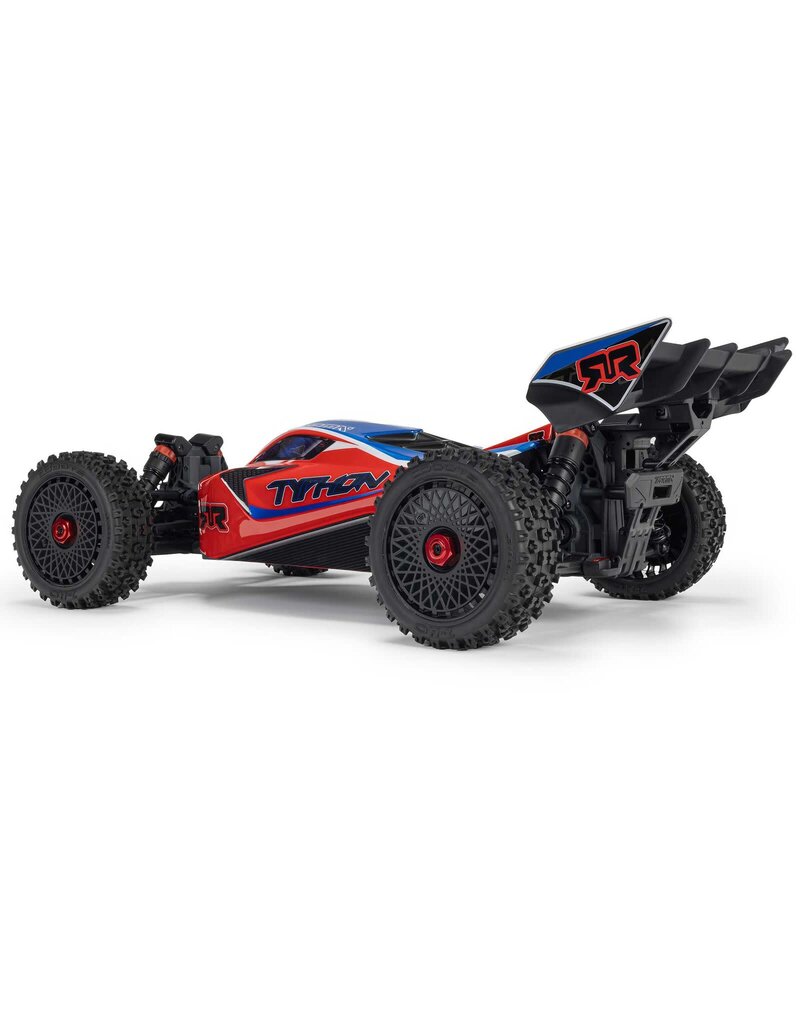 ARRMA ARA4306V4T3 1/8 TYPHON 223S DSC 4X4 RTR BRUSHLESS BUGGY, RED