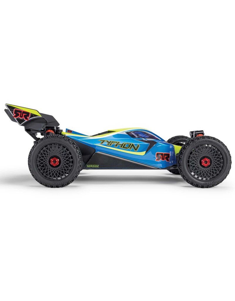 ARRMA ARA4306V4T4 1/8 TYPHON 223S DSC 4X4 RTR BRUSHLESS BUGGY, BLUE