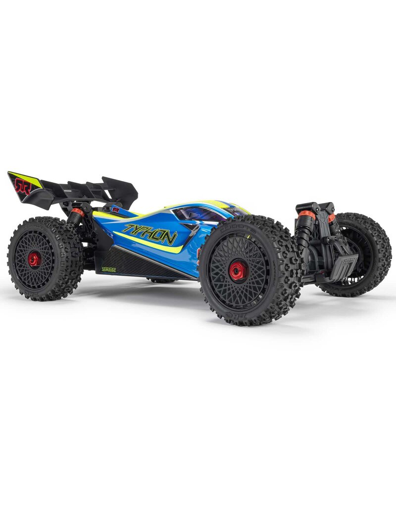ARRMA ARA4306V4T4 1/8 TYPHON 223S DSC 4X4 RTR BRUSHLESS BUGGY, BLUE