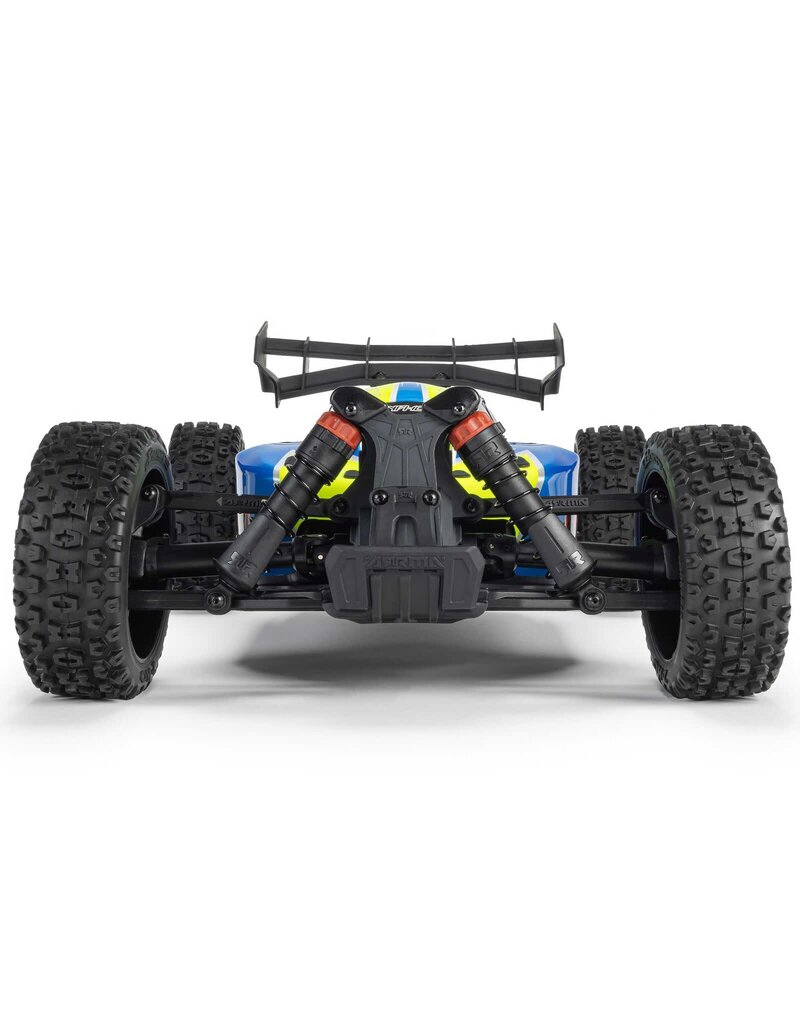 ARRMA ARA4306V4T4 1/8 TYPHON 223S DSC 4X4 RTR BRUSHLESS BUGGY, BLUE