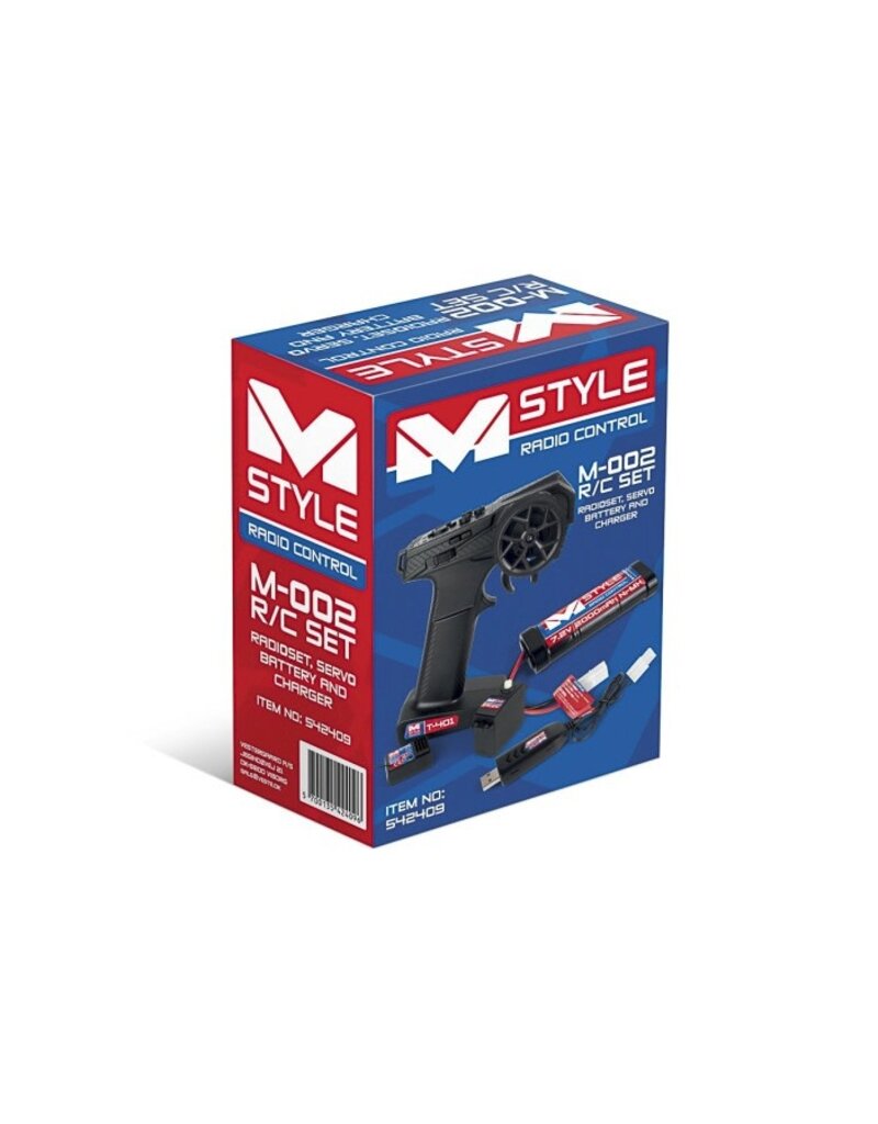 MSTYLE MSL542409 MSTYLE R/C SET - RADIOSET, SERVO, BATTERY AND CHARGER