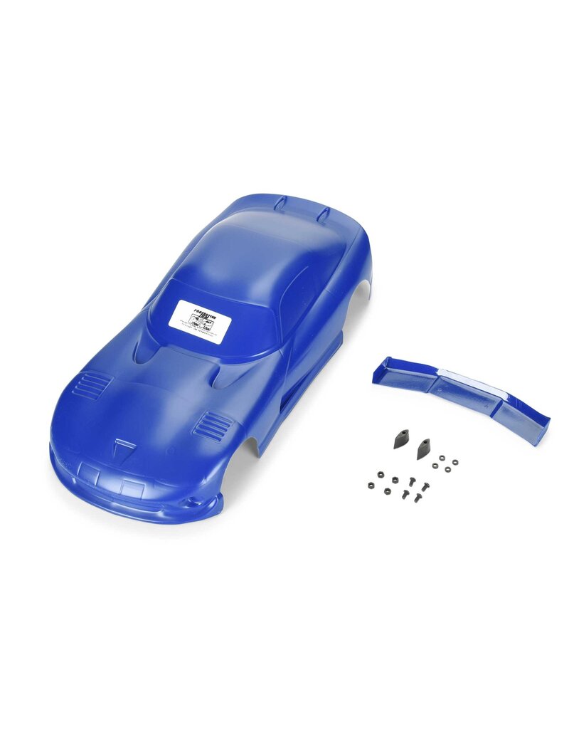 PROLINE RACING PRO368413 PRE-CUT 2002 DODGE VIPER GTS BLUE FOR LOSI NASCAR