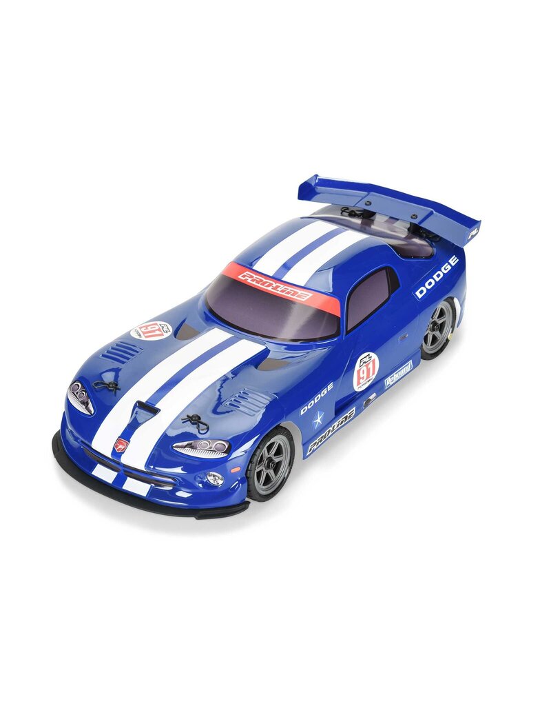 PROLINE RACING PRO368413 PRE-CUT 2002 DODGE VIPER GTS BLUE FOR LOSI NASCAR
