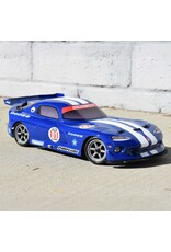 PROLINE RACING PRO368413 PRE-CUT 2002 DODGE VIPER GTS BLUE FOR LOSI NASCAR