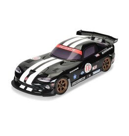 PROLINE RACING PRO368414 PRE-CUT 2002 DODGE VIPER GTS BLACK FOR LOSI NASCAR