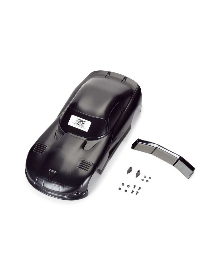 PROLINE RACING PRO368414 PRE-CUT 2002 DODGE VIPER GTS BLACK FOR LOSI NASCAR