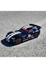 PROLINE RACING PRO368414 PRE-CUT 2002 DODGE VIPER GTS BLACK FOR LOSI NASCAR