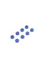 KYOSHO KYOMZW128BL 2MM ALUMINUM NYLON NUTS: BLUE (8)