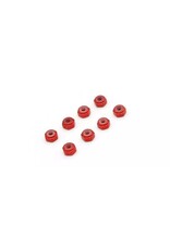 KYOSHO KYOMZW128R 2MM ALUMINUM NYLON NUTS: RED (8)