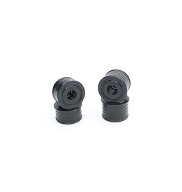 REFLEX RACING REF FX28-042 FX28 WHEEL SET: BLACK (4)