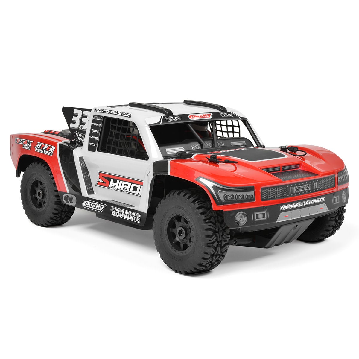 COR00278-R SHIROI XP6 1/8 6S SHORT COURSE RTR RED