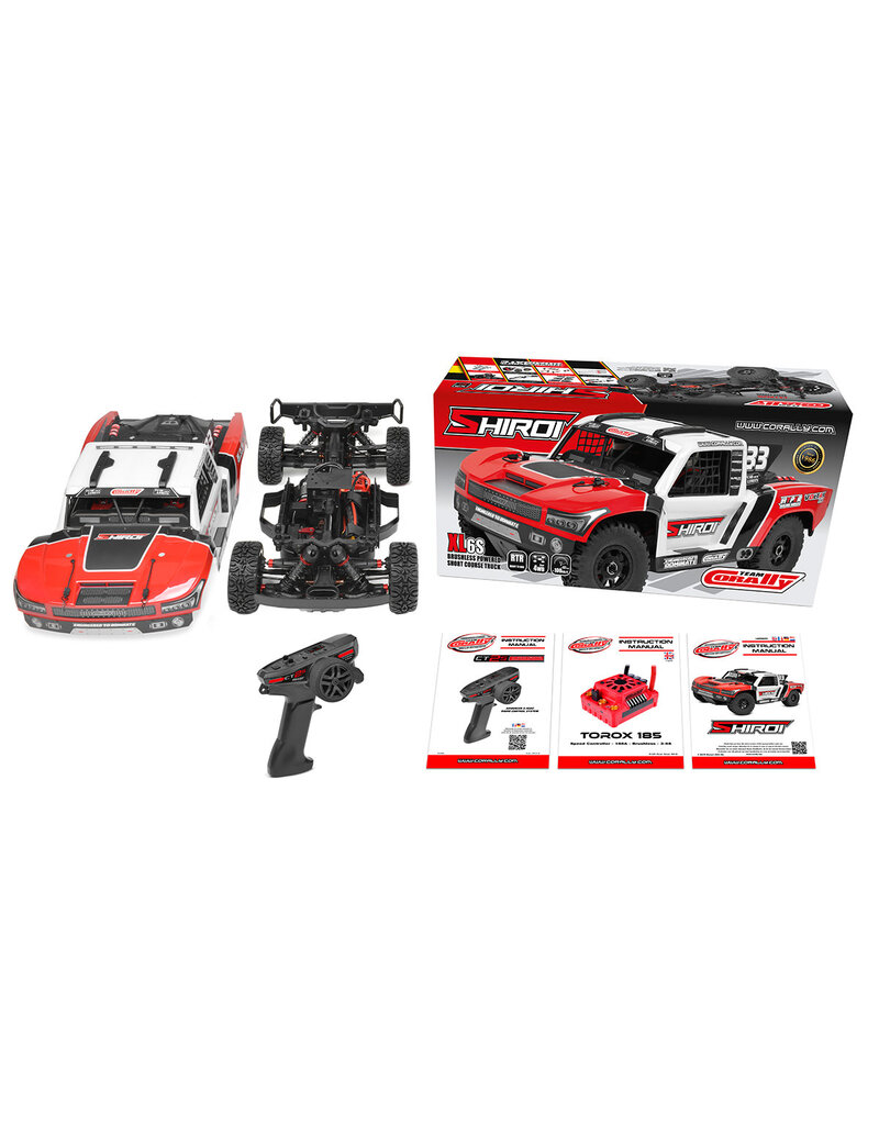 TEAM CORALLY COR00278-R SHIROI XP6 1/8 6S SHORT COURSE RTR RED