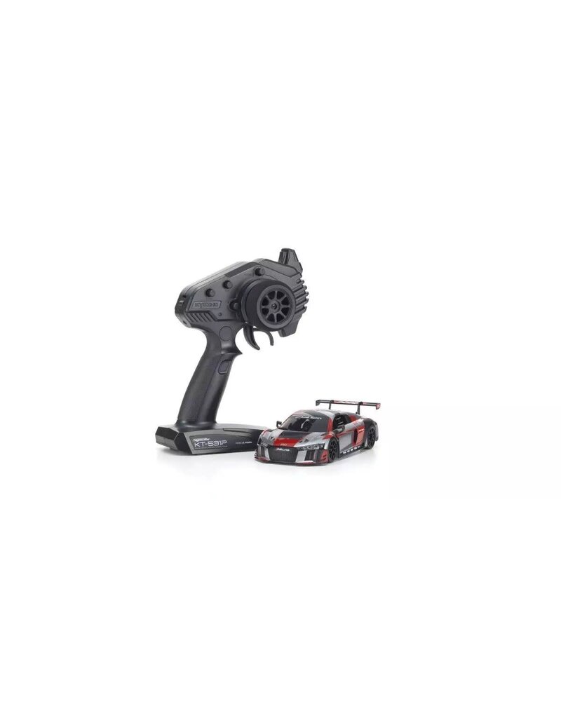 KYOSHO KYO32357RGB MINI-Z RWD MR-04 READYSET AUDI R8 LMS 2016: GRAY/RED