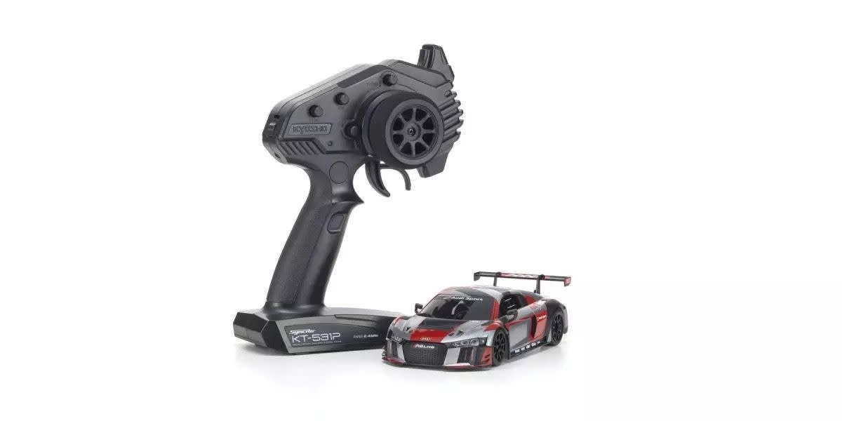 KYO32357RGB MINI-Z RWD MR-04 READYSET AUDI R8 LMS 2016: GRAY/RED