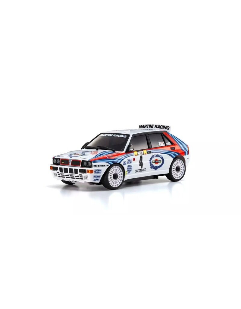 KYOSHO KYO32655MC MINI-Z AWD MA020 READYSET LANCIA DELTA NO. 4 MONTE CARLO RALLY WINNER