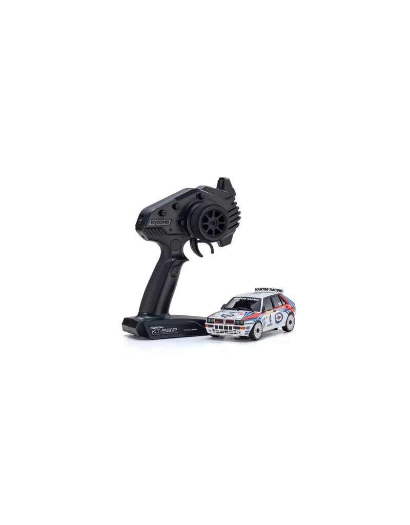 KYOSHO KYO32655MC MINI-Z AWD MA020 READYSET LANCIA DELTA NO. 4 MONTE CARLO RALLY WINNER