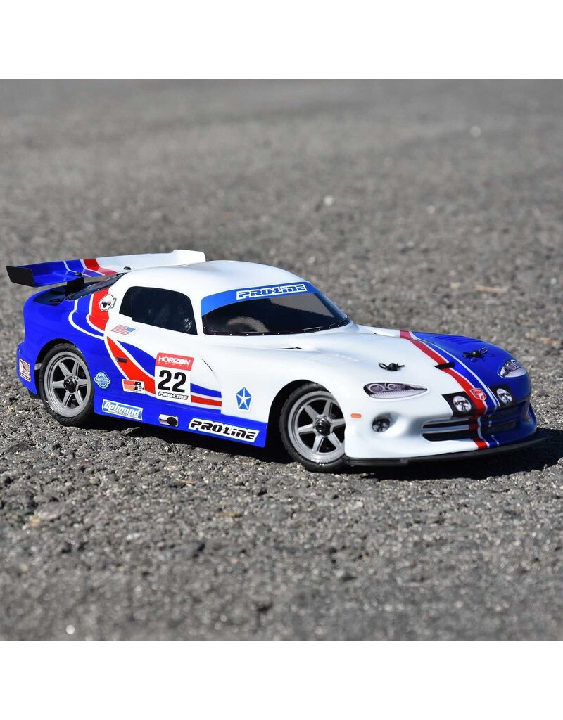 PROLINE RACING PRO368417 PRE-CUT 2002 DODGE VIPER GTS CLEAR FOR LOSI NASCAR