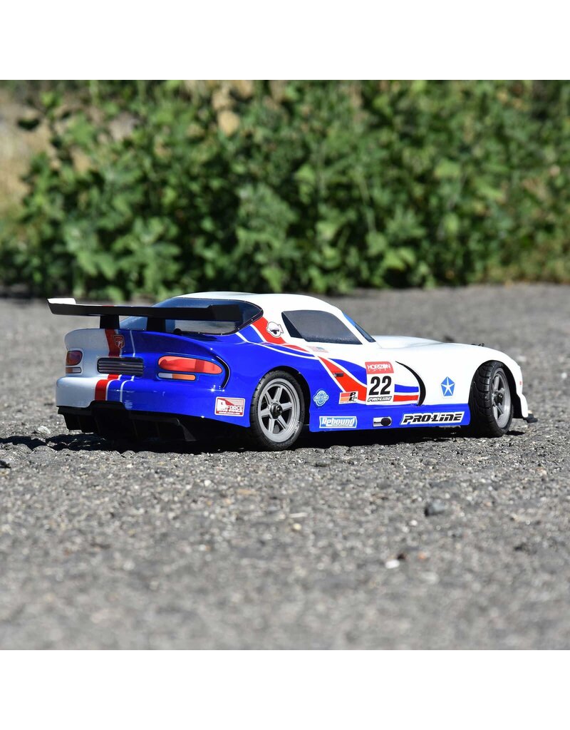 PROLINE RACING PRO368417 PRE-CUT 2002 DODGE VIPER GTS CLEAR FOR LOSI NASCAR