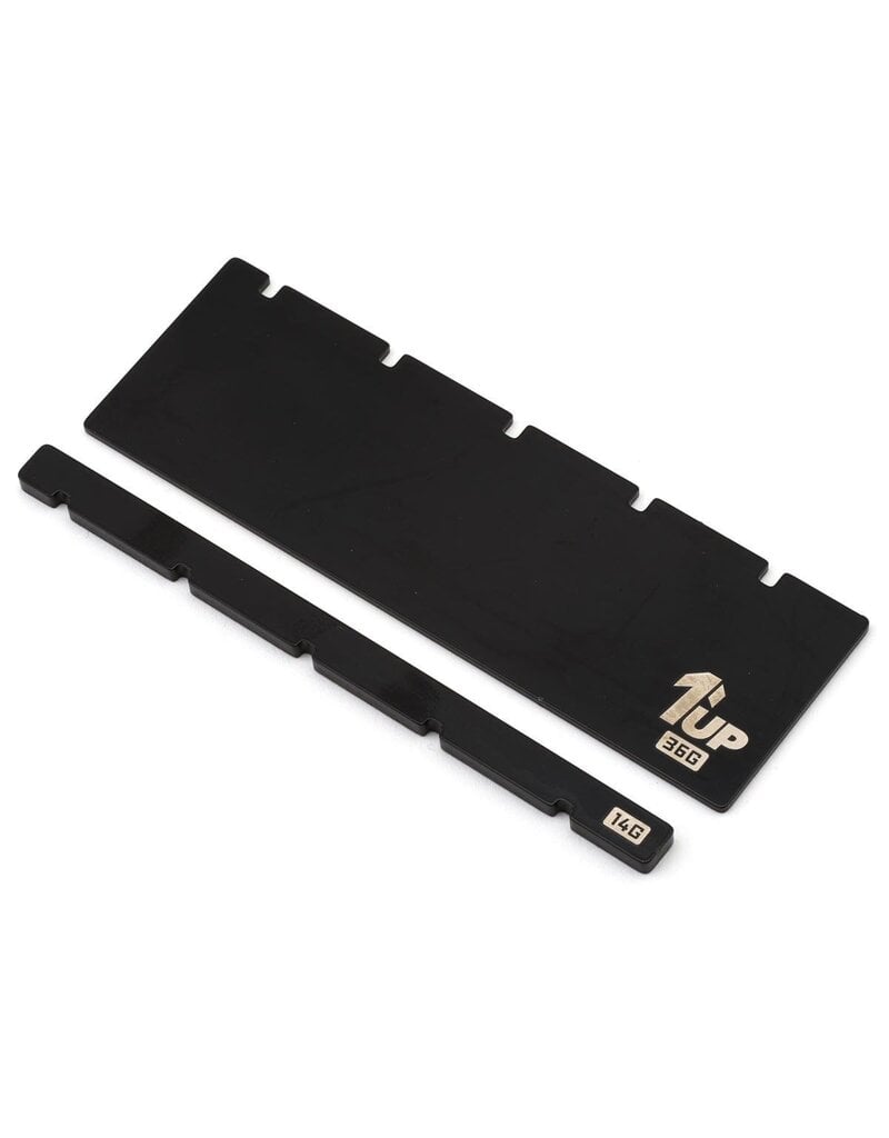 1UP RACING 1UP-10706 LOSI NASCAR BLACKED OUT BATTERY WEIGHT SET (50G)