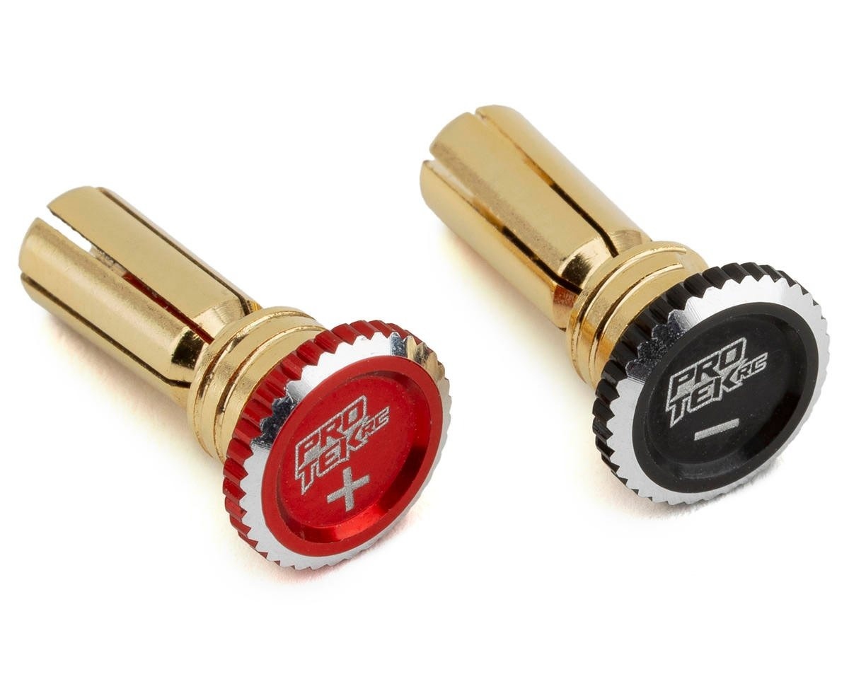 PTK-5079 TWIST LOCK ADJUSTABLE BULLET PLUG GRIPS W/5MM BULLETS (RED/BLACK)