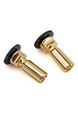 PROTEK RC PTK-5080 TWIST LOCK ADJUSTABLE BULLET PLUG GRIPS W/5MM BULLETS (BLACK/BLACK)